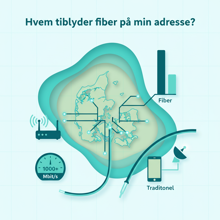 Hvem tilbyder fiber på min adresse?